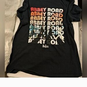 The Beatles Black Abbey Road Graphic Tee